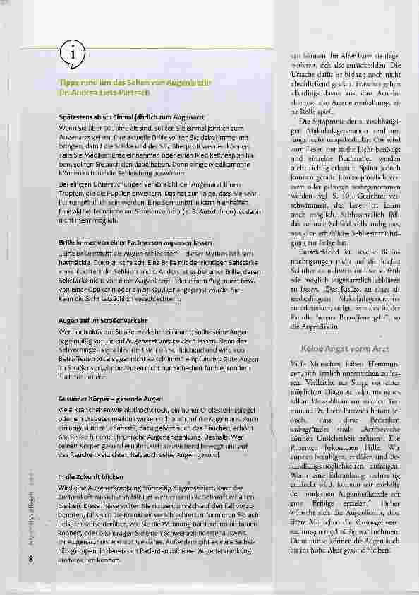 Vorschauseite 3: Wenn die Augen altern