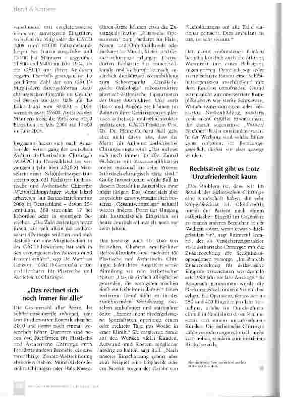 Vorschauseite 2: Wachstumsbranche Schönheit? Die Grenzen scheinen erreicht