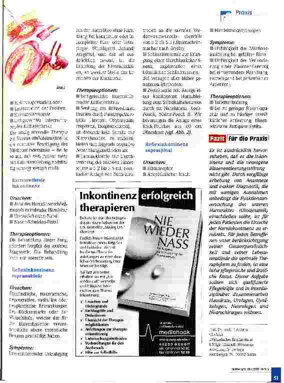 Vorschauseite 2: Die Behanndlung der Harninkontinenz