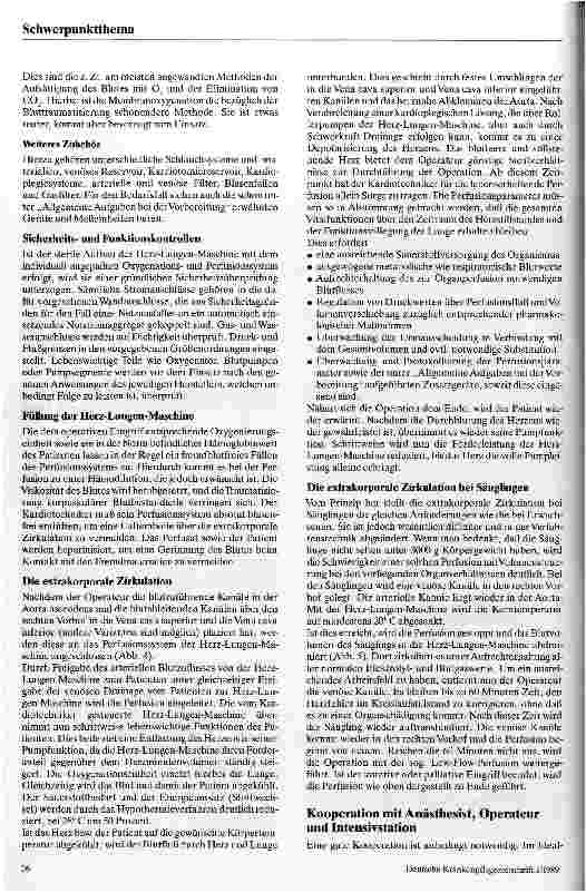 Vorschauseite 2: Aufgabenbereich des Kardiotechnikers