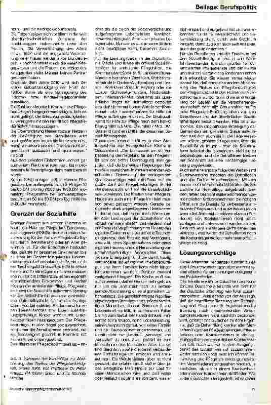 Vorschauseite 5: Pflegeversicherung und kein Ende