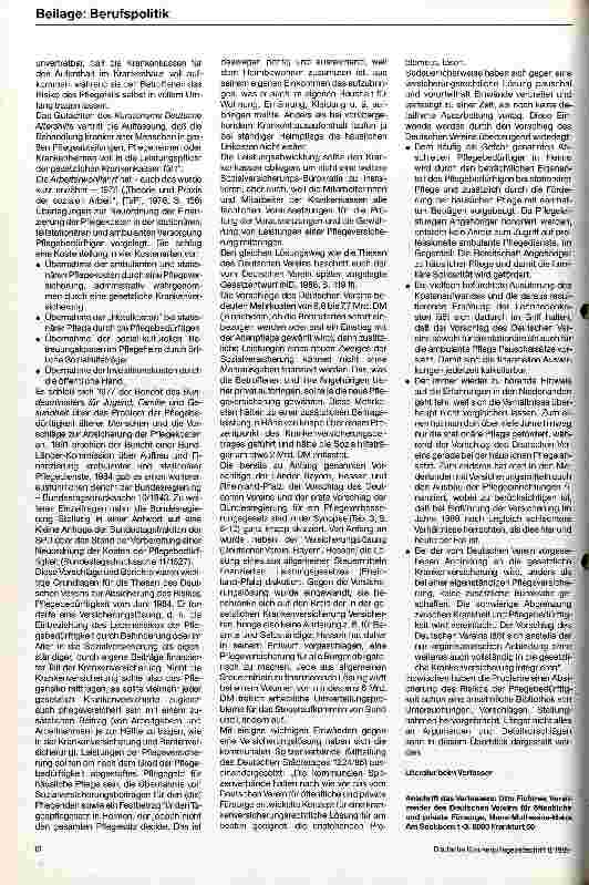 Vorschauseite 6: Pflegeversicherung und kein Ende