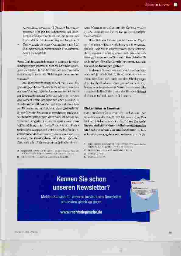 Vorschauseite 6: Freiheitsentziehende Maßnahmen (Teil 2) Unterbringungen und unterbringungsähnliche Maßnahmen im Rahmen der Psychiatriegesetze der Länder