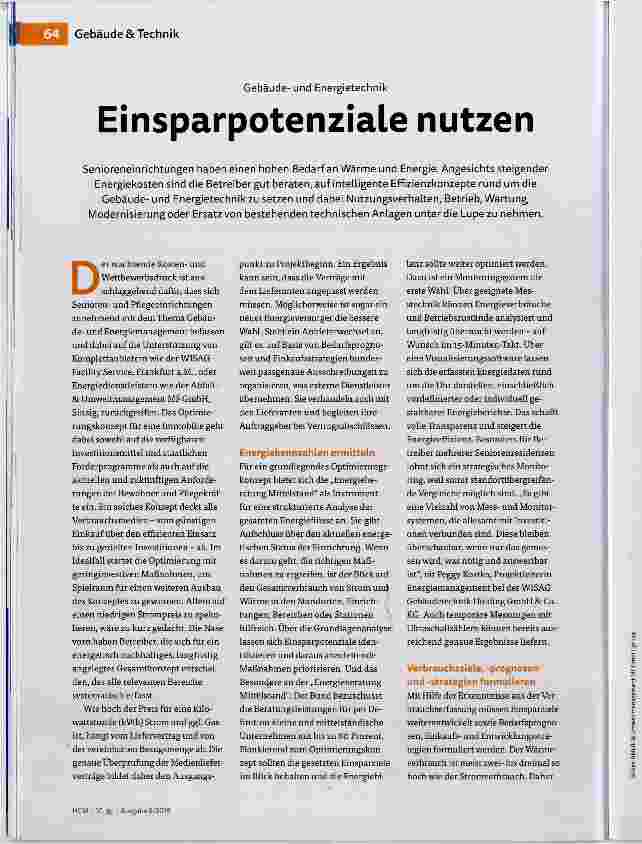 Vorschauseite 1: Einsparpotenziale nutzen
