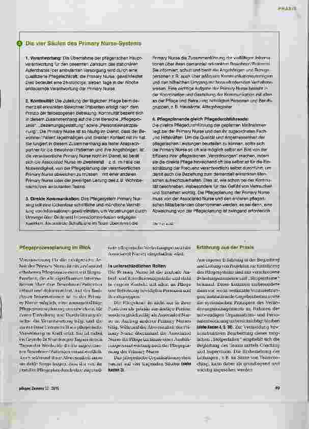Vorschauseite 3: Mehr Vertrautheit, Sicherheit und Pflegequalität