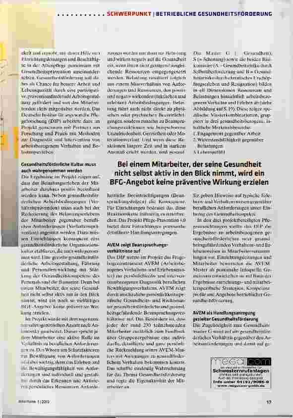 Vorschauseite 2: Das Bewusstsein stärken