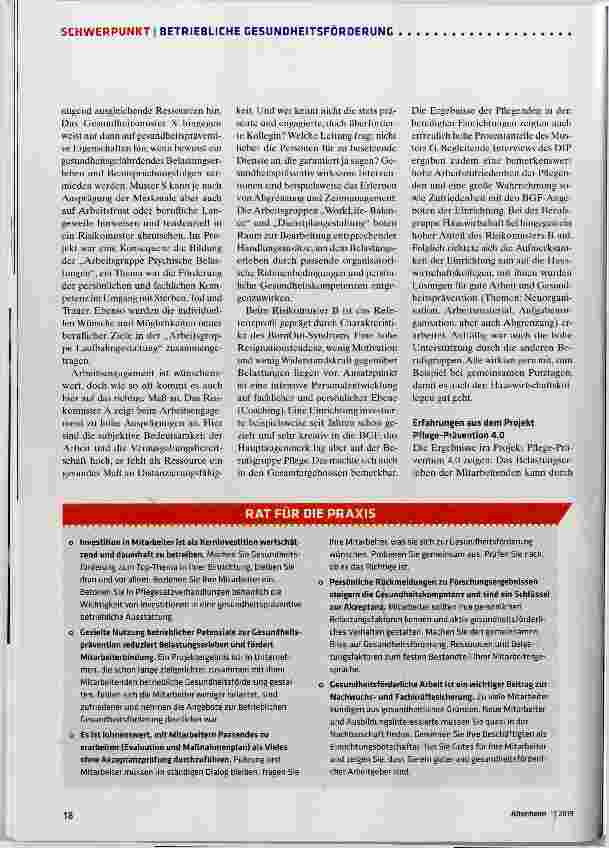 Vorschauseite 3: Das Bewusstsein stärken