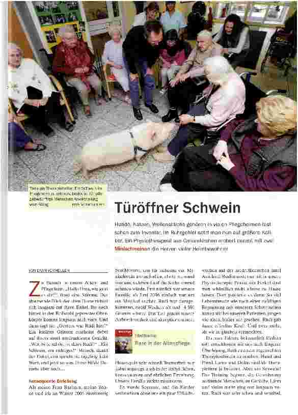Vorschauseite 1: Türöffner Schwein