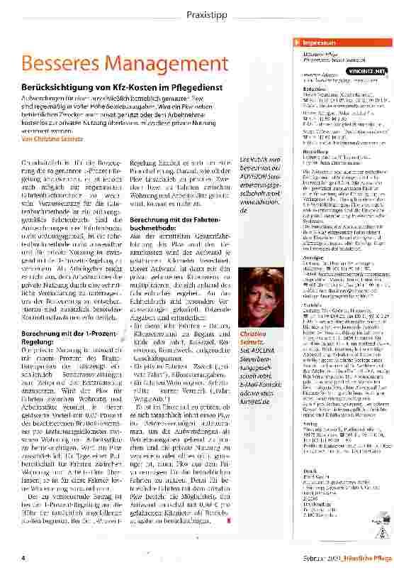 Vorschauseite 1: Besseres Management