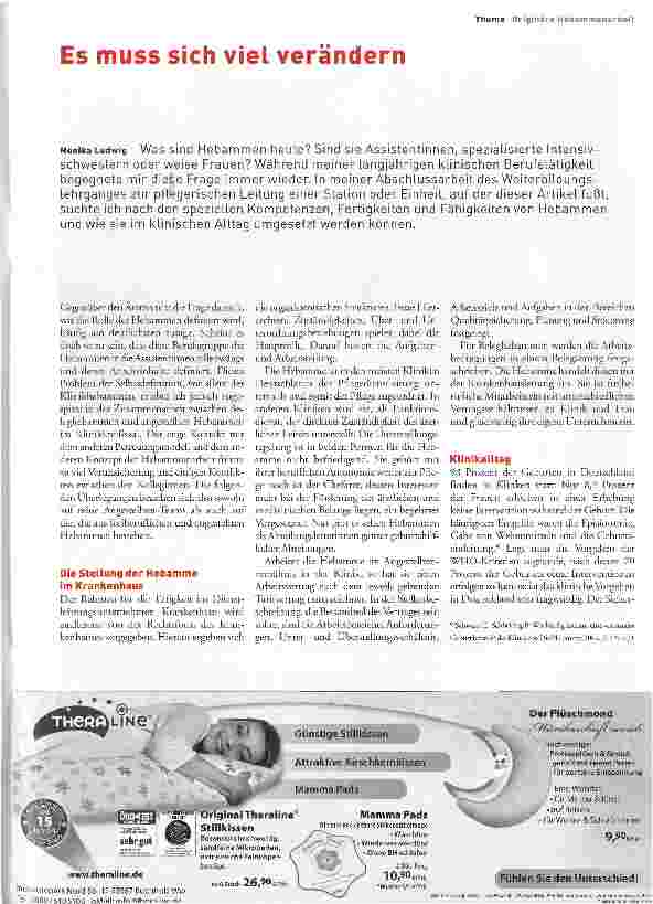 Vorschauseite 1: Es muss sich viel verändern