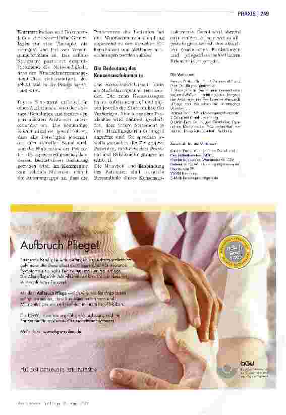 Vorschauseite 6: Gemeinsam gegen Wundschmerzen