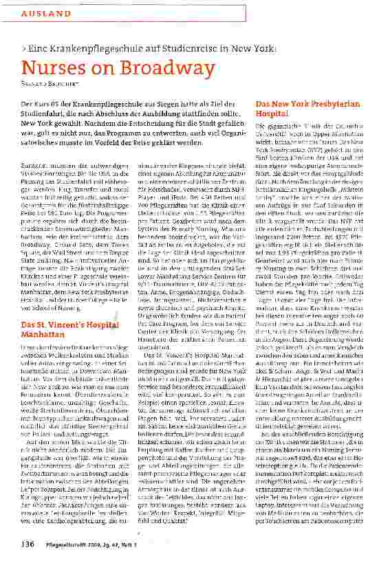 Vorschauseite 1: Nurses on Broadway