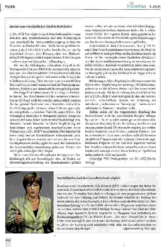 Vorschauseite 2: Vereinbarung zur teilweisen Finanzie rung der Tariferhöhungen steht