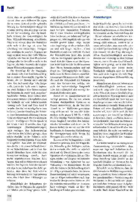 Vorschauseite 2: Anfechtbarkeit von Wahlleistungsvereinbarungen