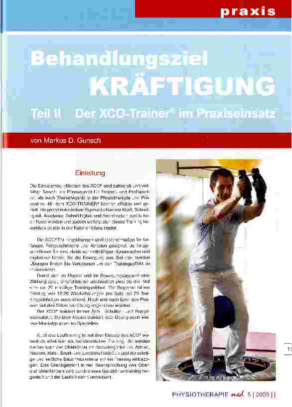 Vorschauseite 1: Behandlungsziel Kräftigung Teil II