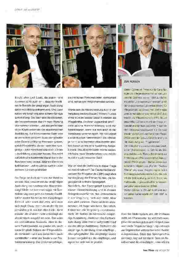 Vorschauseite 3: Interview Stefan Görres über Abiturienten und Hauptschüler