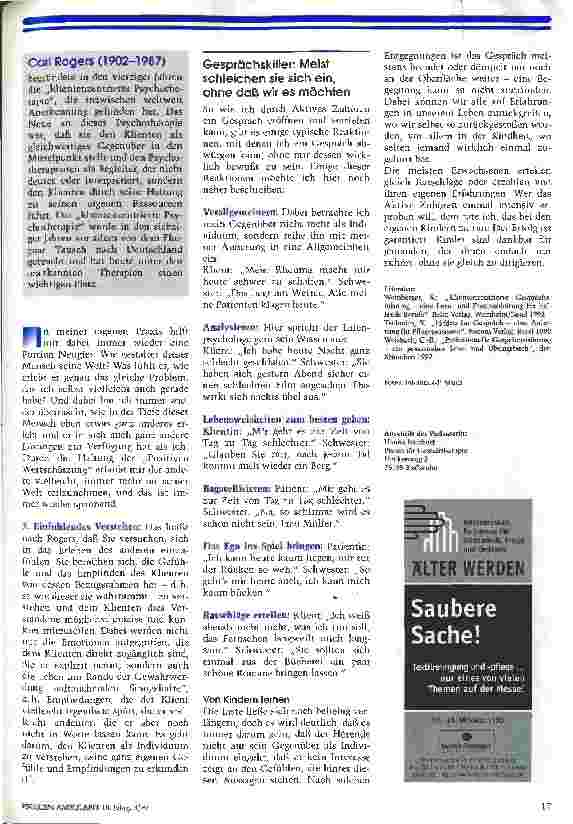 Vorschauseite 4: Reden will gelernt sein - zuhören auch Aktives Zuhören nach Carl Rogers - ein Weg zur professionellen Gesprächsführung