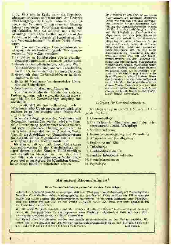 Vorschauseite 4: Die Mitarbeit der Gemeindeschwester im öffentlichen Gesundheitsdienst