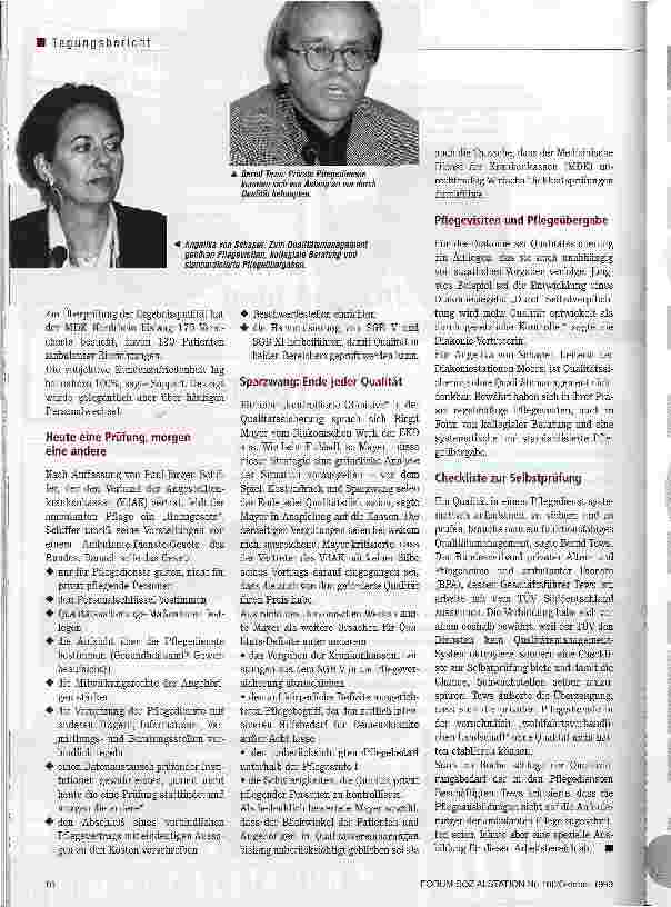 Vorschauseite 3: Ohne Qualitätsmanagement geht es nicht