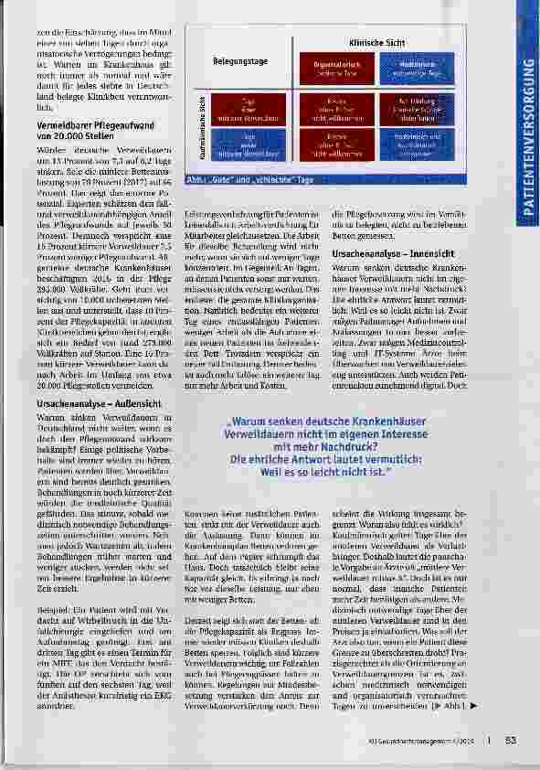 Vorschauseite 2: Der Patient im Mittelpunkt?