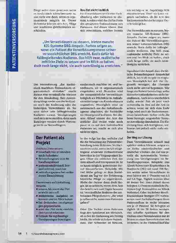 Vorschauseite 3: Der Patient im Mittelpunkt?