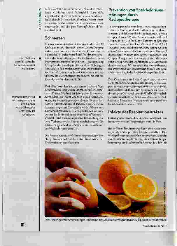 Vorschauseite 3: Aromatherapie bei Krebserkrankungen