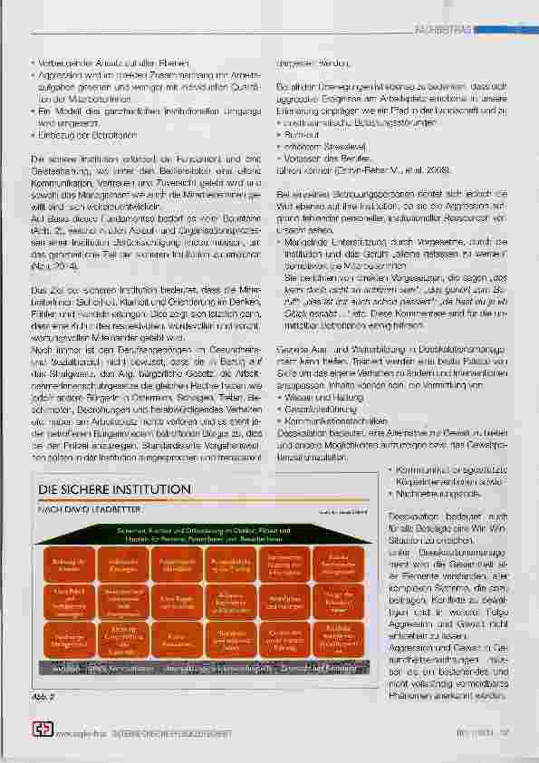 Vorschauseite 3: Tabuthema „Aggression und Gewalt“ das krankmachende Phänomen