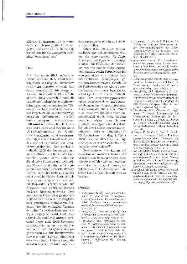 Vorschauseite 4: Sparen, koste es, was es wolle: Rabattverträge aus Versichertensicht