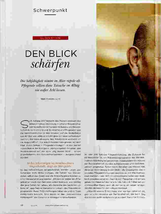 Vorschauseite 1: DEN BLICK schärfen