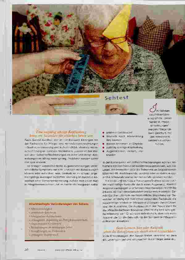 Vorschauseite 3: DEN BLICK schärfen