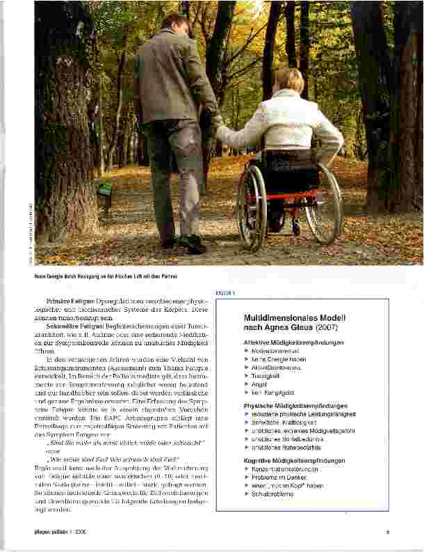 Vorschauseite 2: Fatigue -das unterschätzte Symptom