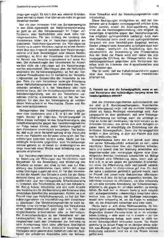 Vorschauseite 4: Aspekte der haftungsrechtlichen Verantwortung gegenüber dem Patienten