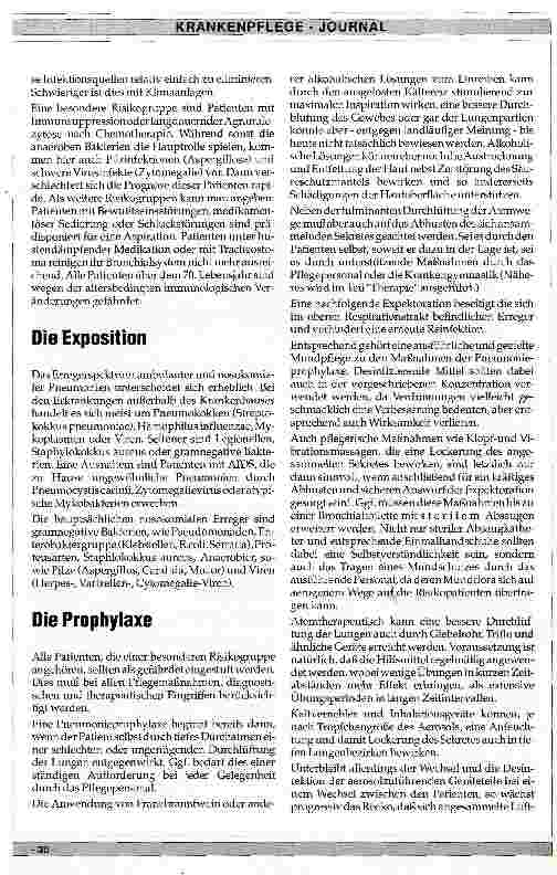Vorschauseite 2: Nosokomiale Pneumonien und Pneumonieprophylaxen