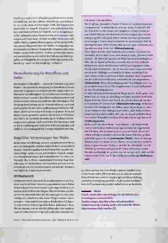 Vorschauseite 2: Metakognitives Training bei Psychose