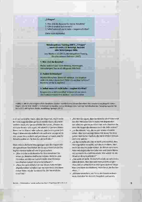 Vorschauseite 4: Metakognitives Training bei Psychose