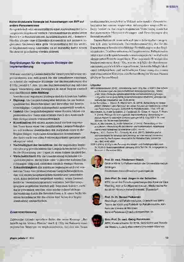Vorschauseite 3: Regionale Strategie erforderlich