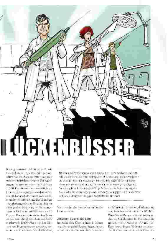 Vorschauseite 2: Teure Lückenbüsser
