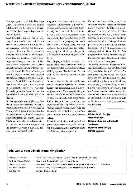 Vorschauseite 4: Vertragsfreiheit in der stationären Versorgung nach Ende der Konvergenzphase?