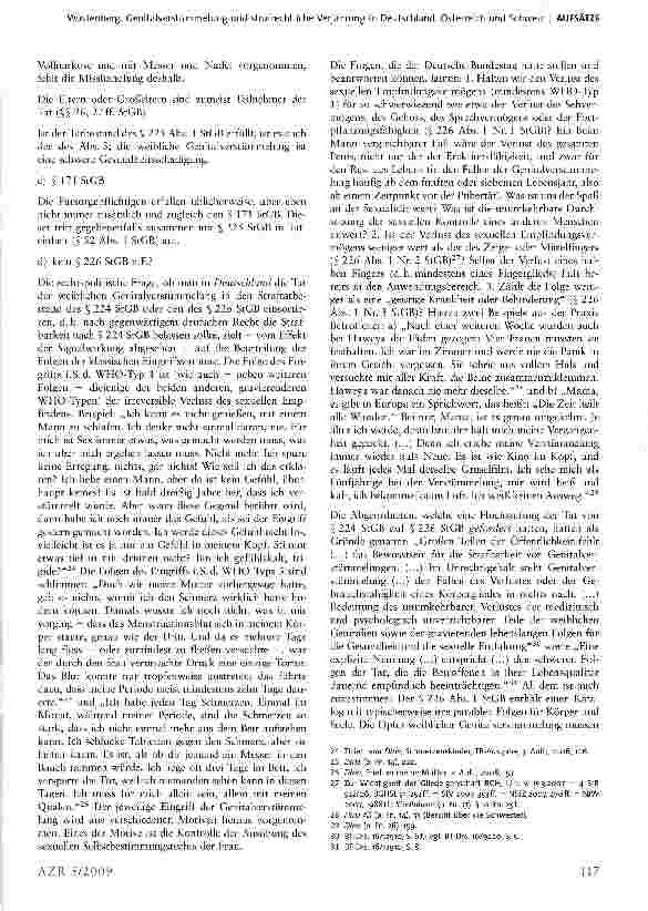Vorschauseite 3: Genitalverstümmelung und strafrechtliche Verjährung in Deutschland, Österreich und Schweiz