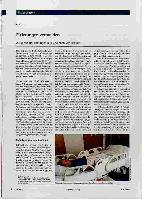 Vorschauseite 1: Fixierungen vermeiden
