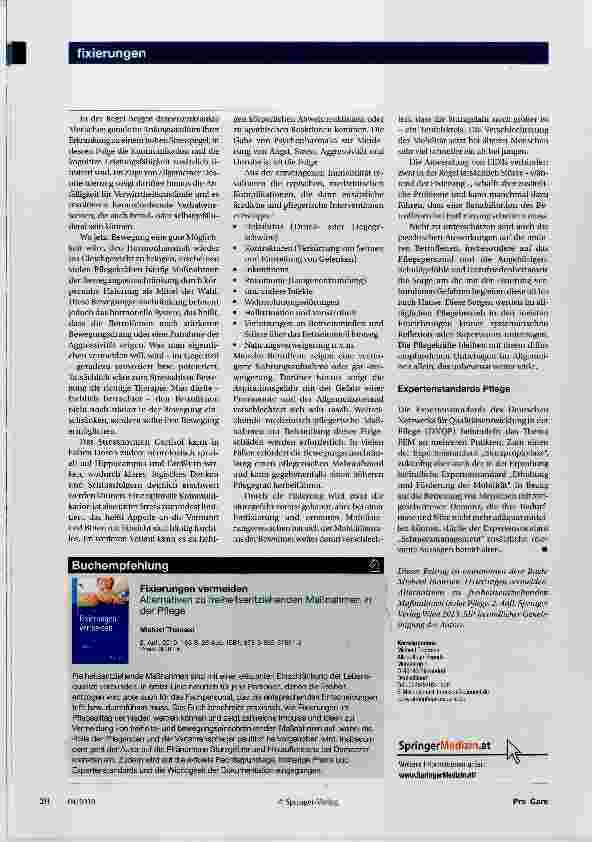 Vorschauseite 3: Fixierungen vermeiden