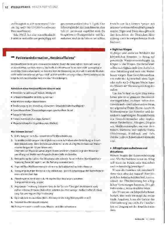 Vorschauseite 3: Patientenschulung nicht vergessen!