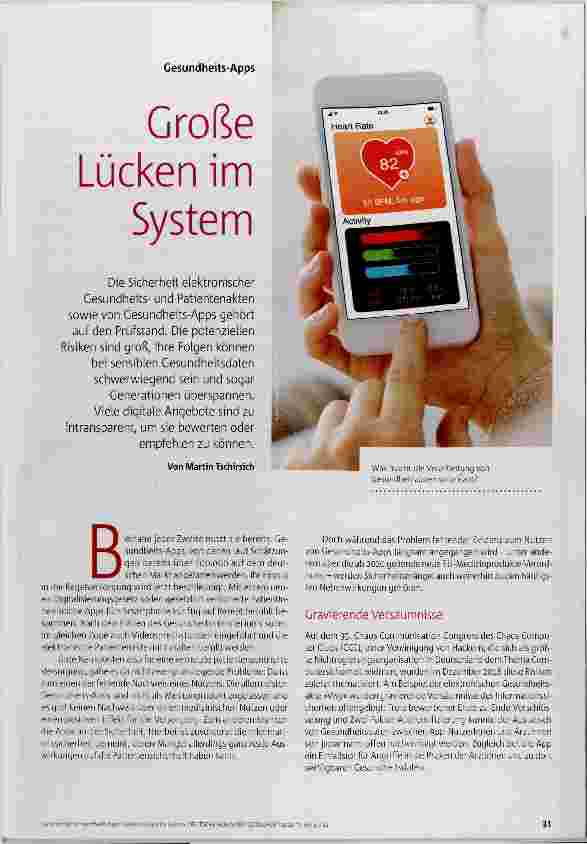 Vorschauseite 1: Große Lücken im System