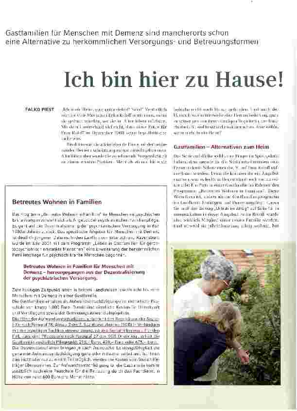 Vorschauseite 1: Ich bin hier zu Hause!