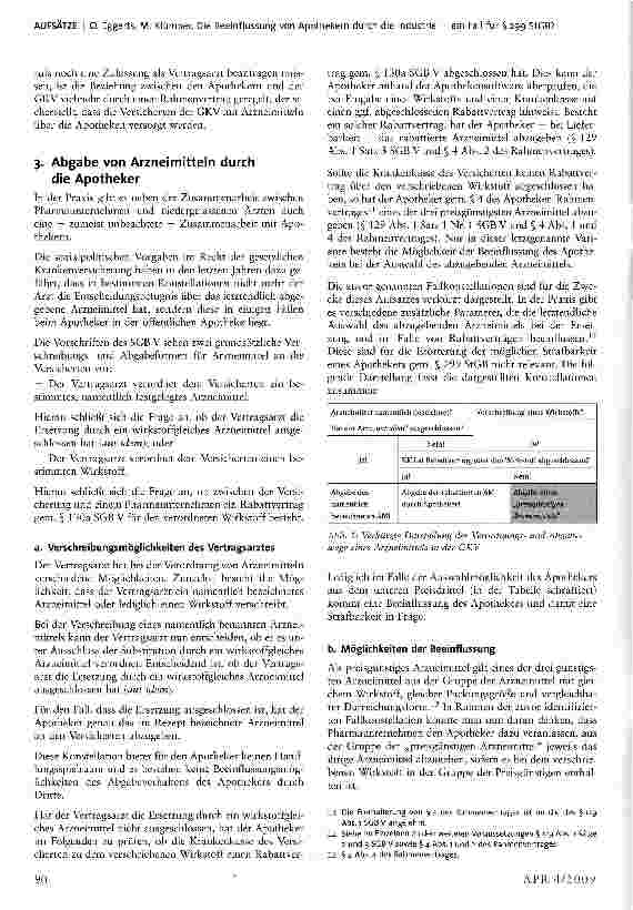 Vorschauseite 3: Die Beeinflussung von Apothekern durch die Industrie - ein Fall für § 299 StGB?