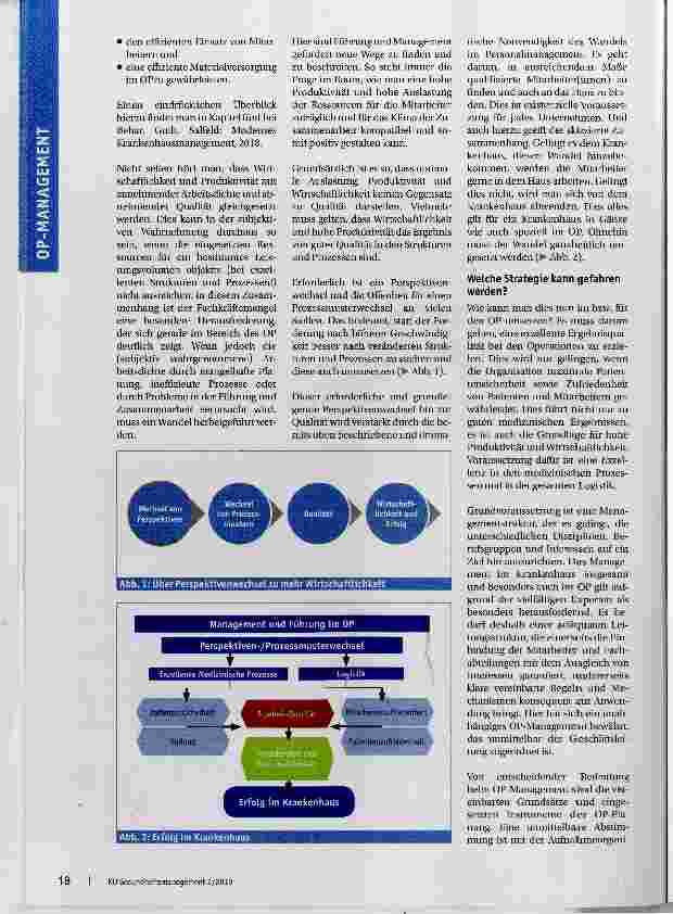 Vorschauseite 2: Herausforderung OP-Management
