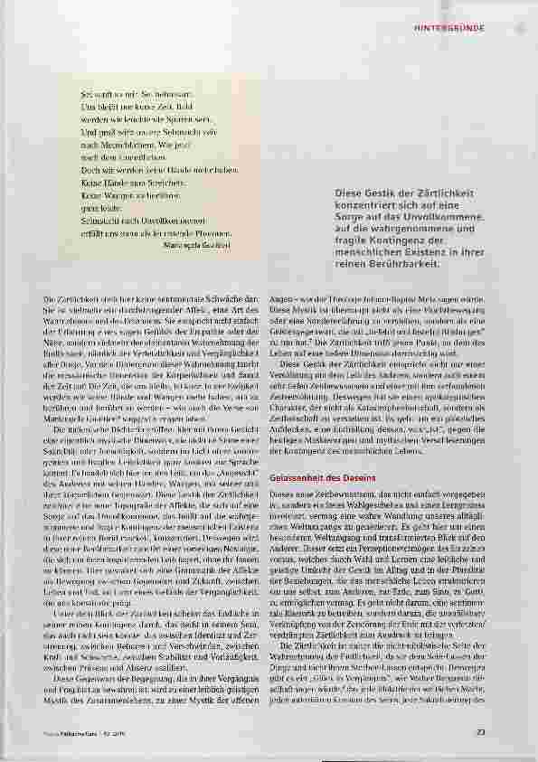 Vorschauseite 2: Kon-Texte der Zärtlichkeit
