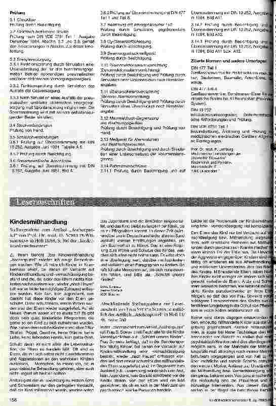 Vorschauseite 2: Medizinische Geräte Empfehlungen für die Prüfung von Beatmungsgeräte