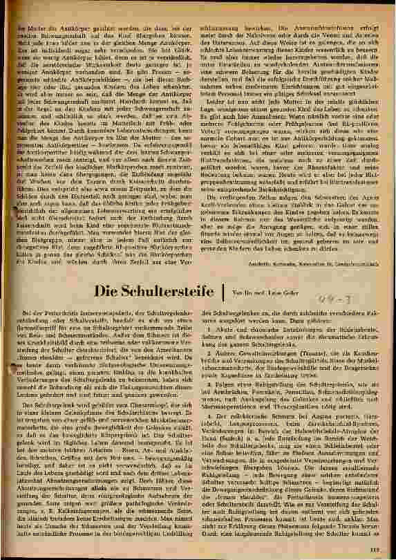 Vorschauseite 1: Die Schultersteife