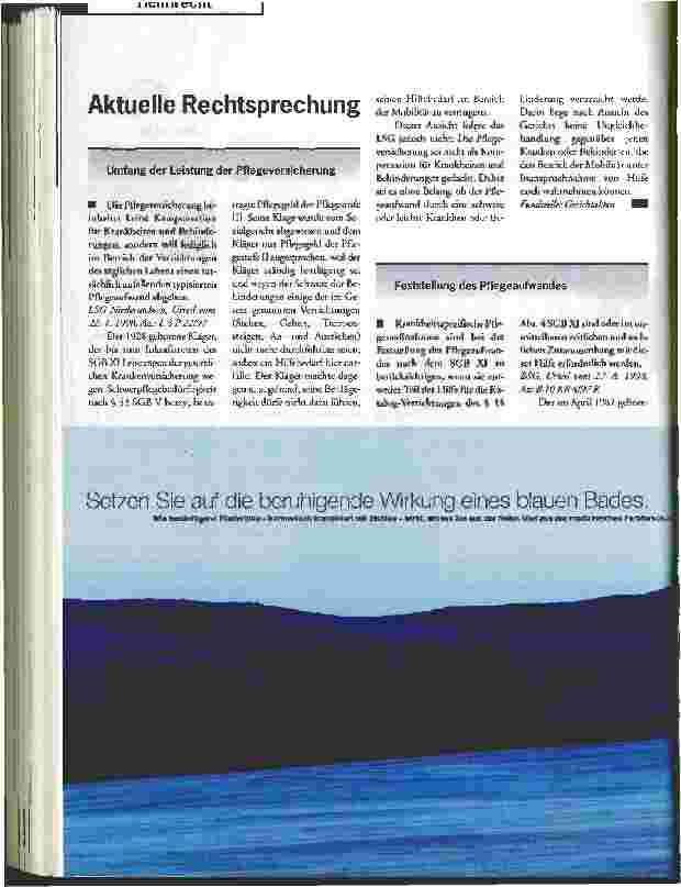 Vorschauseite 1: Aktuelle Rechtssprechung